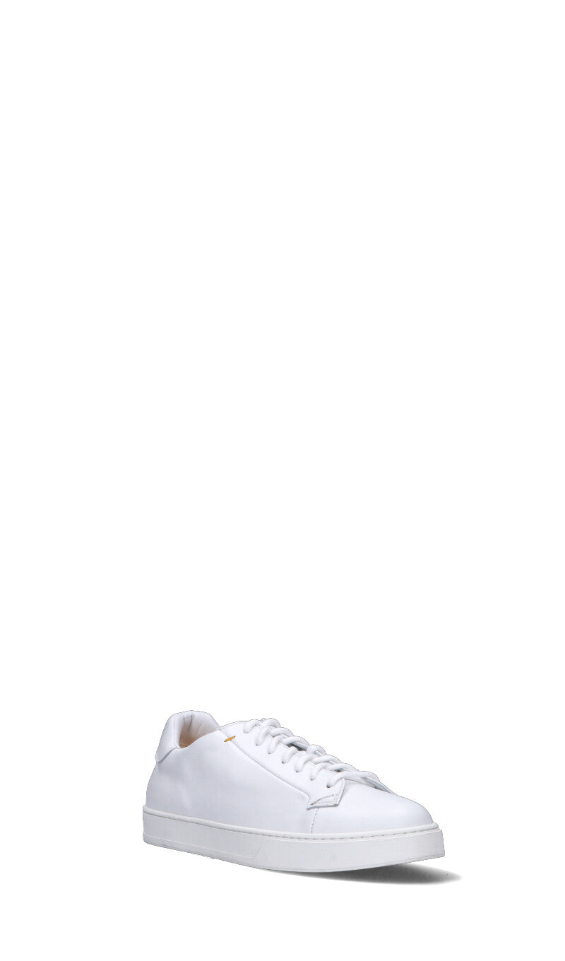 DOUCAL'S Sneaker uomo bianca in pelle