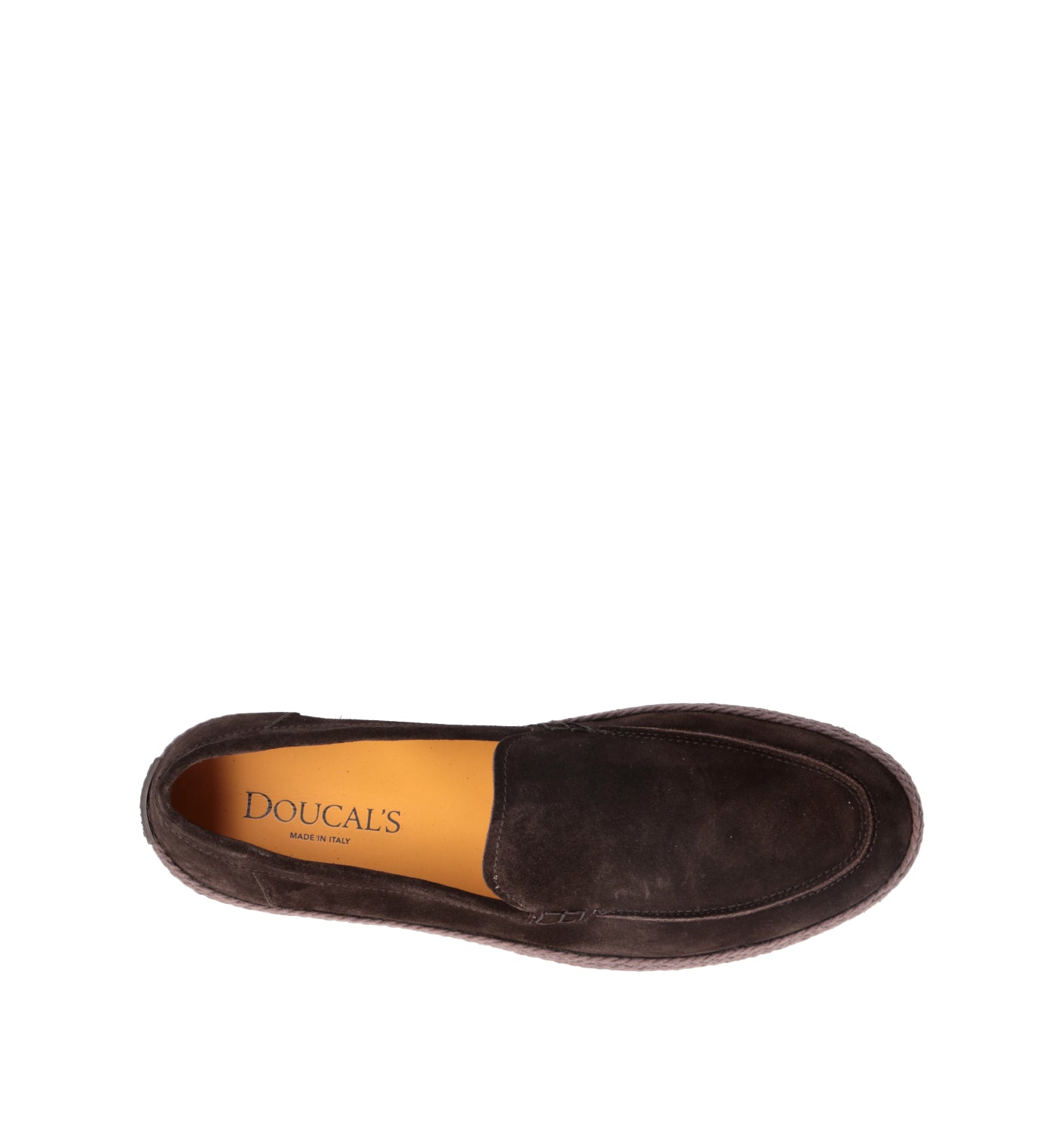DOUCAL'S Mocassino uomo marrone in suede