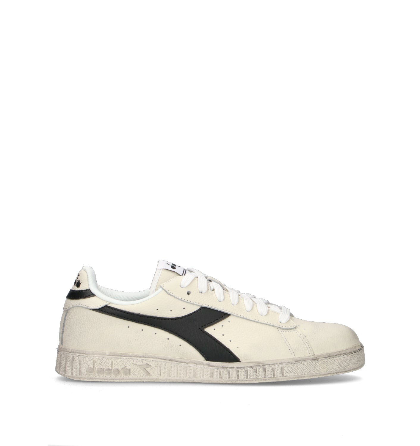 DIADORA GAME L LOW WAXED Sneaker uomo bianca in pelle