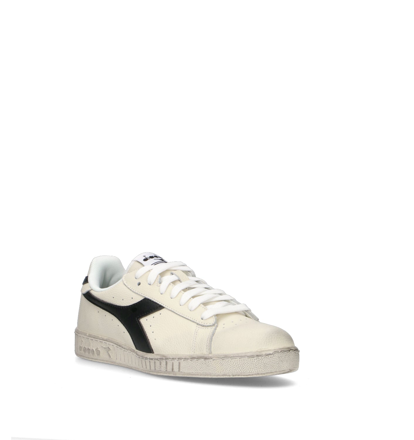 DIADORA GAME L LOW WAXED Sneaker uomo bianca in pelle