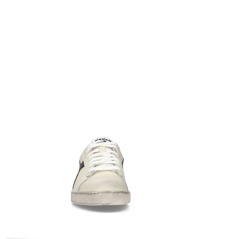 DIADORA GAME L LOW WAXED Sneaker uomo bianca in pelle