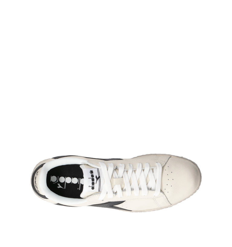 DIADORA GAME L LOW WAXED Sneaker uomo bianca in pelle