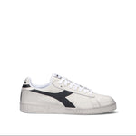 DIADORA Sneaker uomo bianca/nera in pelle