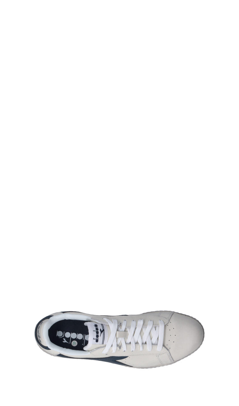 DIADORA GAME L LOW WAXED Sneaker uomo bianca/blu in pelle