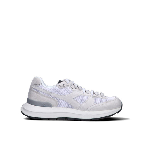 DIADORA - KMARO 42 SUEDE MESH WAX Sneaker uomo bianca in suede