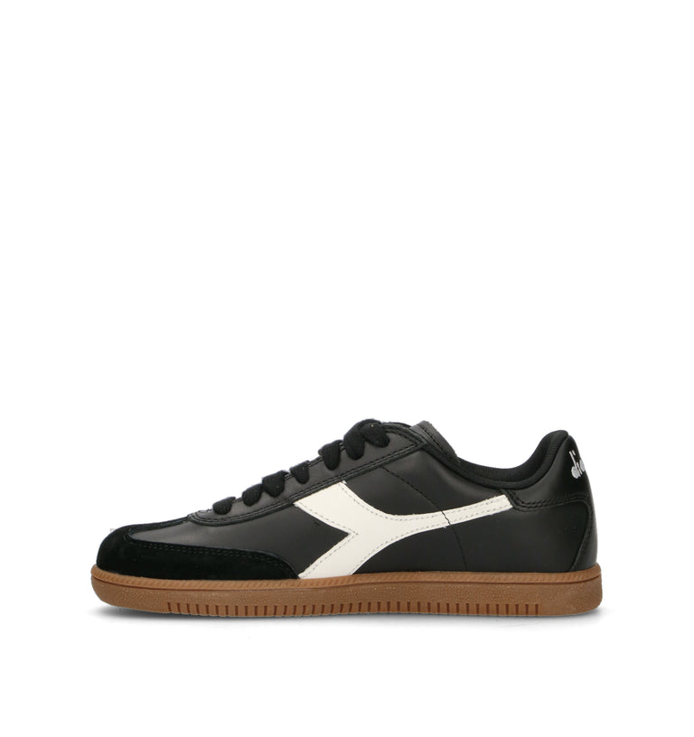 DIADORA TRAINER Sneaker uomo nera in pelle