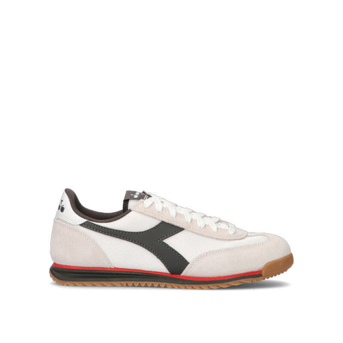 DIADORA CROSS Sneaker uomo bianca/nera in pelle