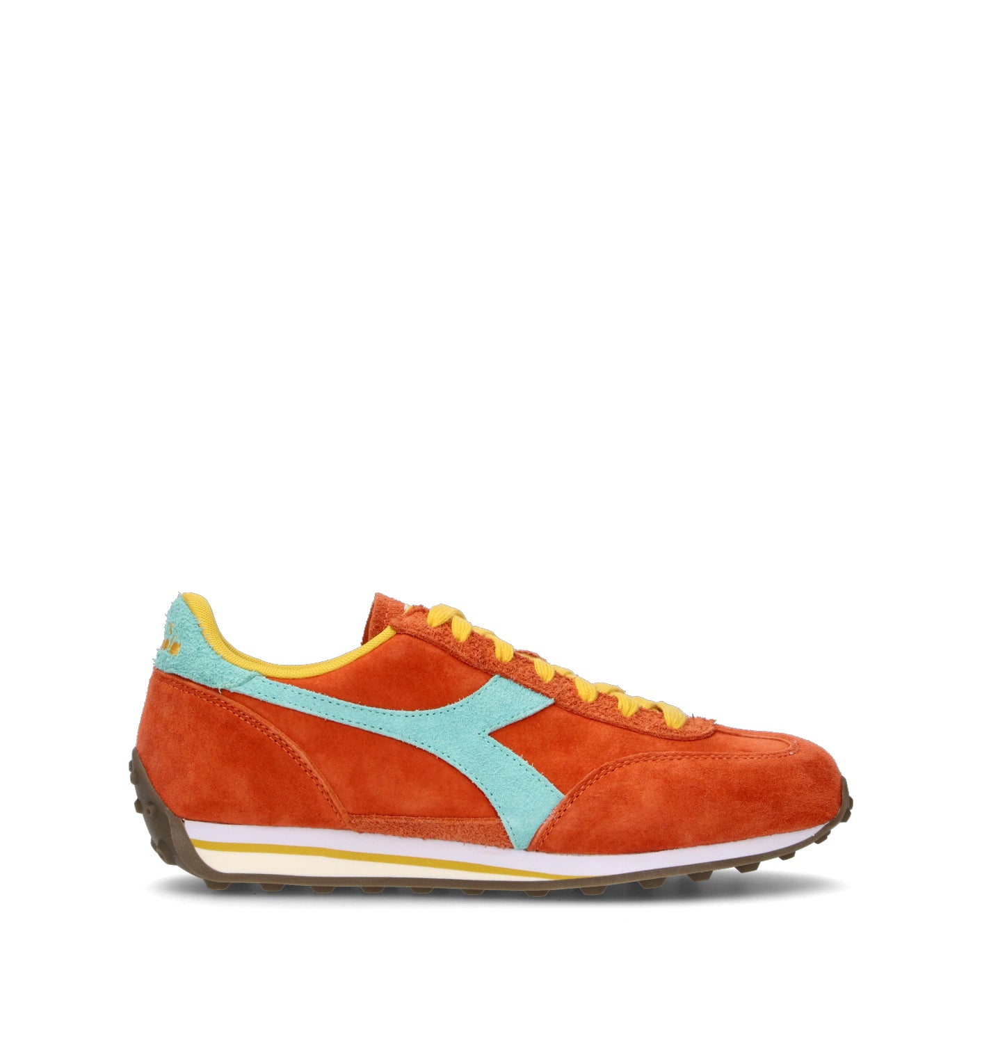 DIADORA RALLY S Sneaker uomo arancio in suede
