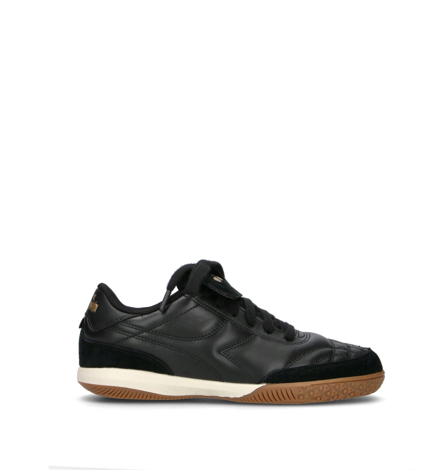 DIADORA GOLD INDOOR Sneaker uomo nera in pelle