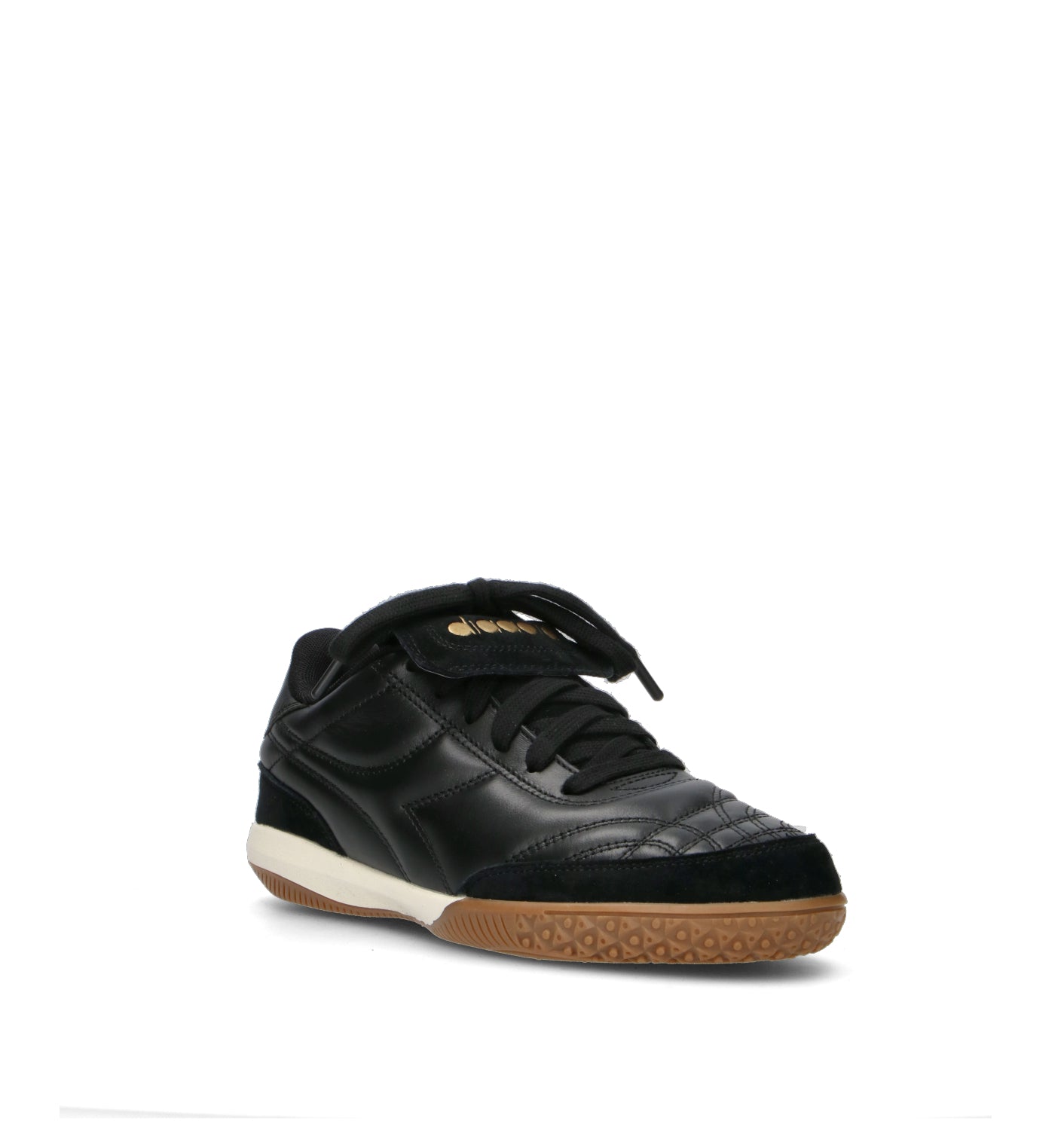 DIADORA GOLD INDOOR Sneaker uomo nera in pelle