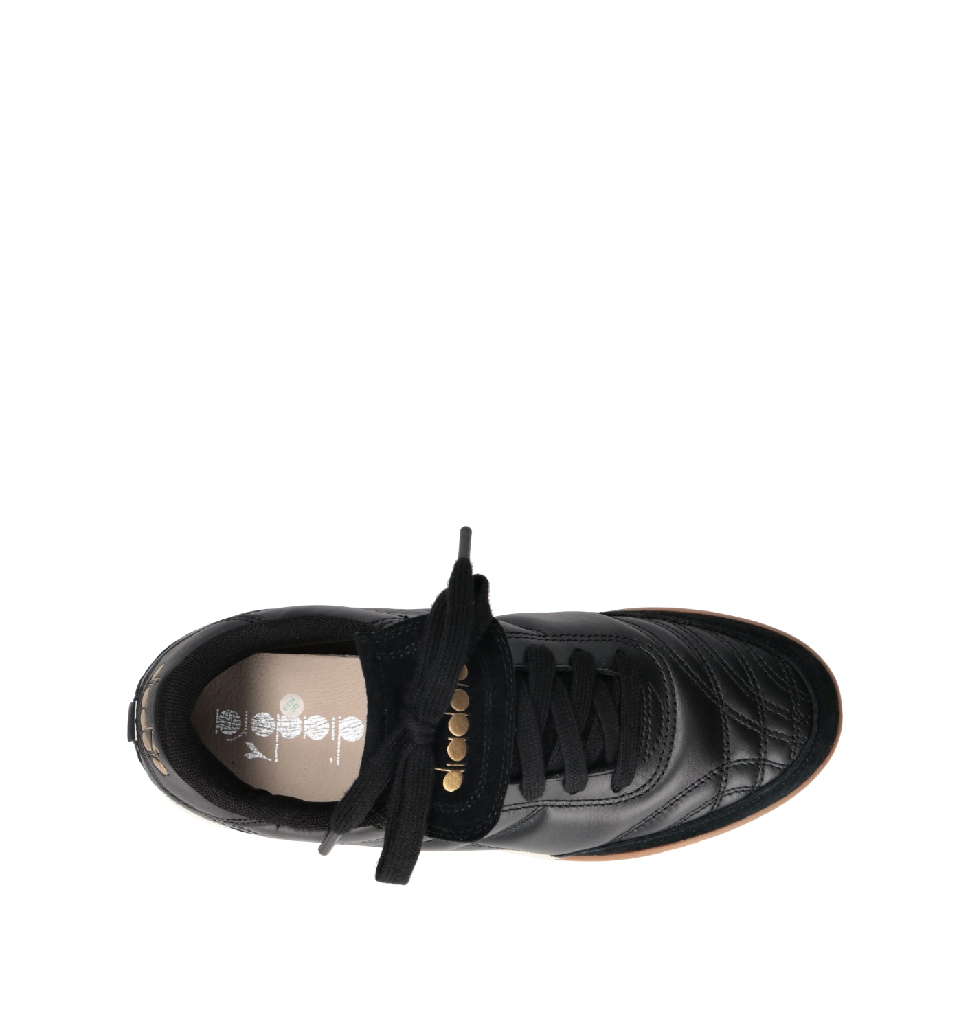 DIADORA GOLD INDOOR Sneaker uomo nera in pelle