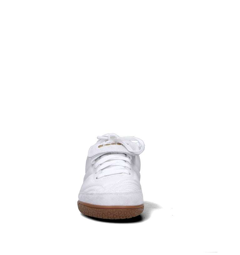 DIADORA GOLD INDOOR Sneaker uomo bianca in pelle