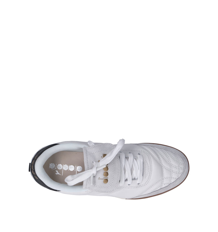 DIADORA GOLD INDOOR Sneaker uomo bianca in pelle