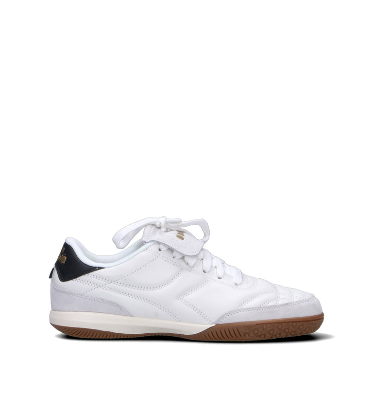 DIADORA GOLD INDOOR Sneaker uomo bianca in pelle