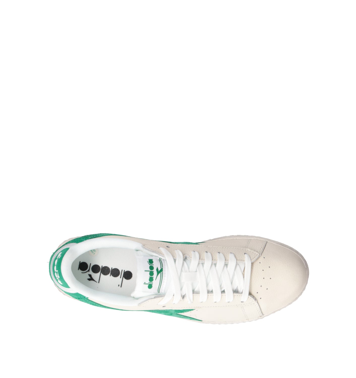 DIADORA GAME LOW JERSEY WAXED Sneaker uomo bianca in pelle