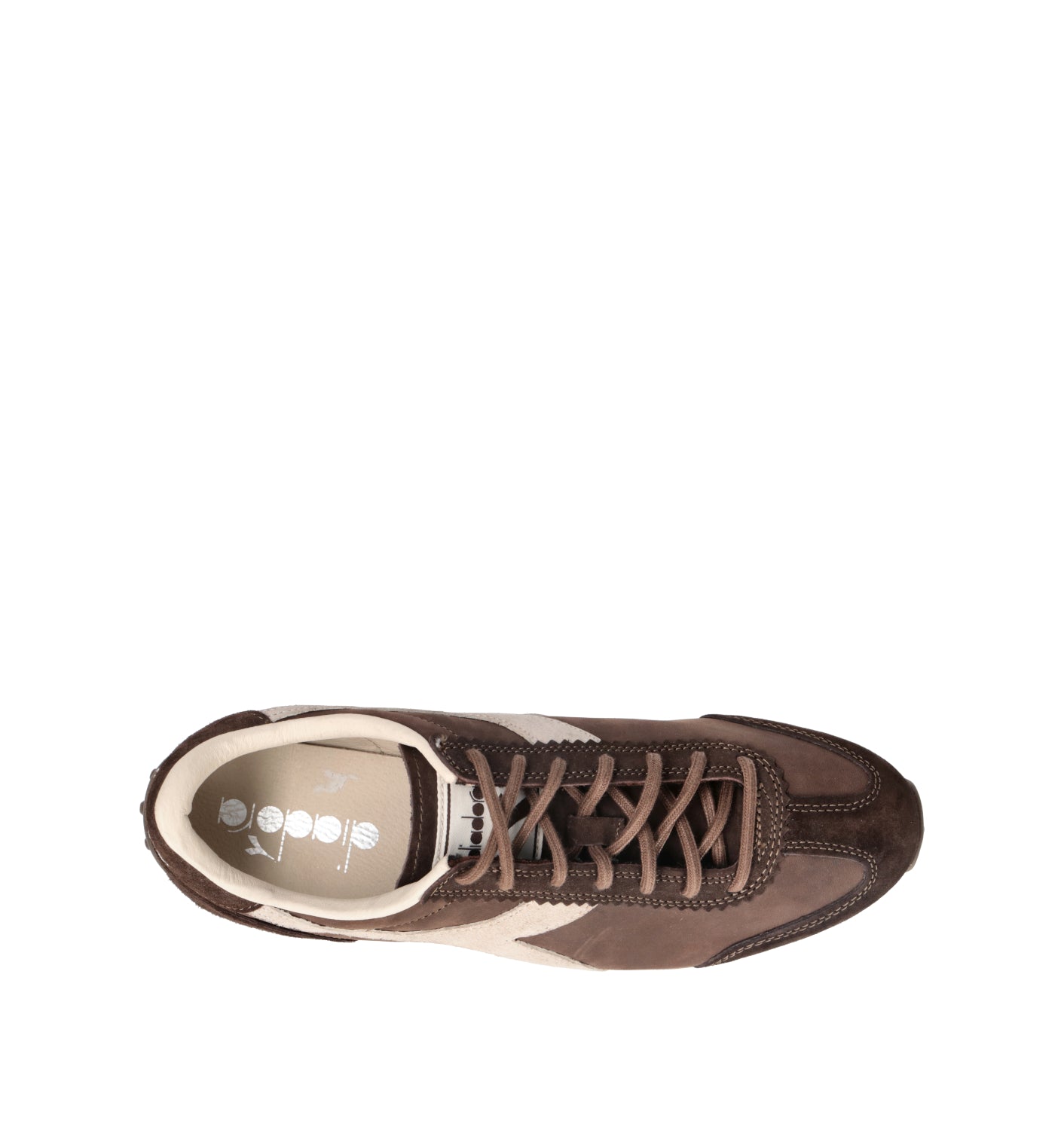 DIADORA RALLY WAXED Sneaker uomo marrone in pelle