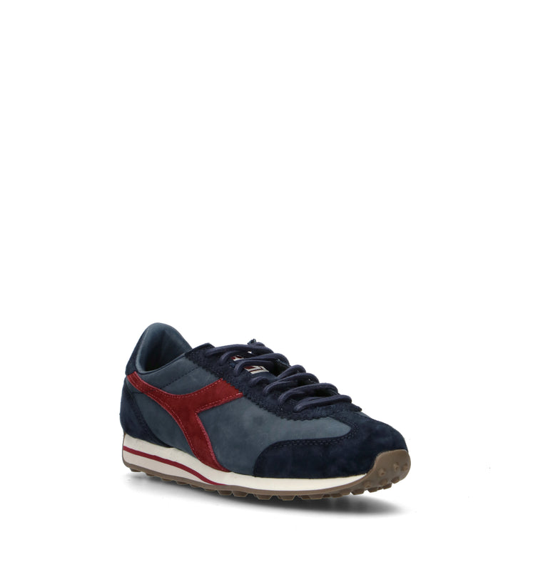 DIADORA RALLY WAXED Sneaker uomo blu in suede