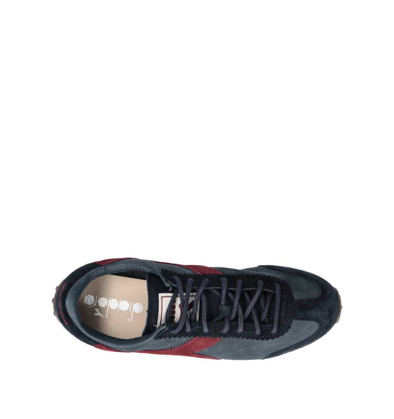 DIADORA RALLY WAXED Sneaker uomo blu in suede