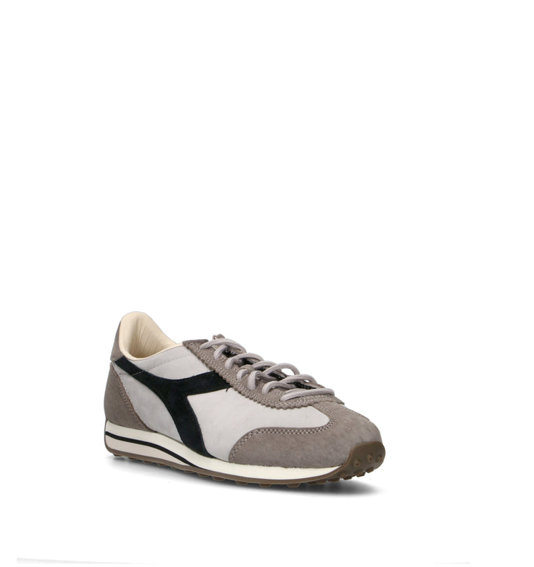DIADORA RALLY WAXED Sneaker uomo grigia in pelle