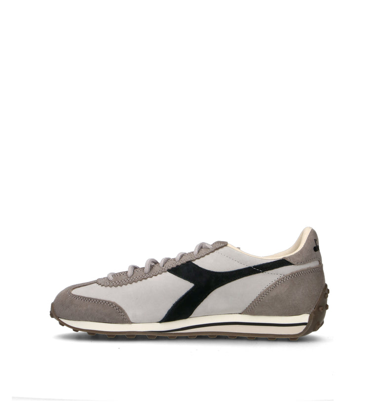 DIADORA RALLY WAXED Sneaker uomo grigia in pelle