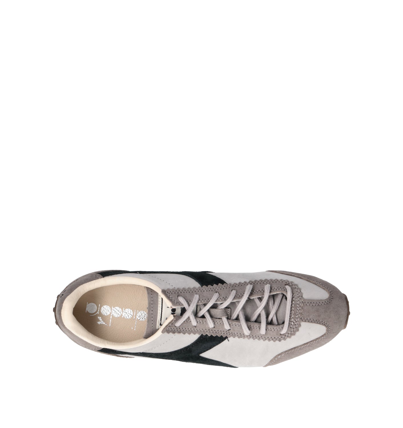 DIADORA RALLY WAXED Sneaker uomo grigia in pelle