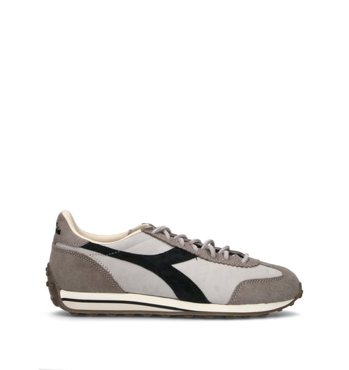 DIADORA RALLY WAXED Sneaker uomo grigia in pelle