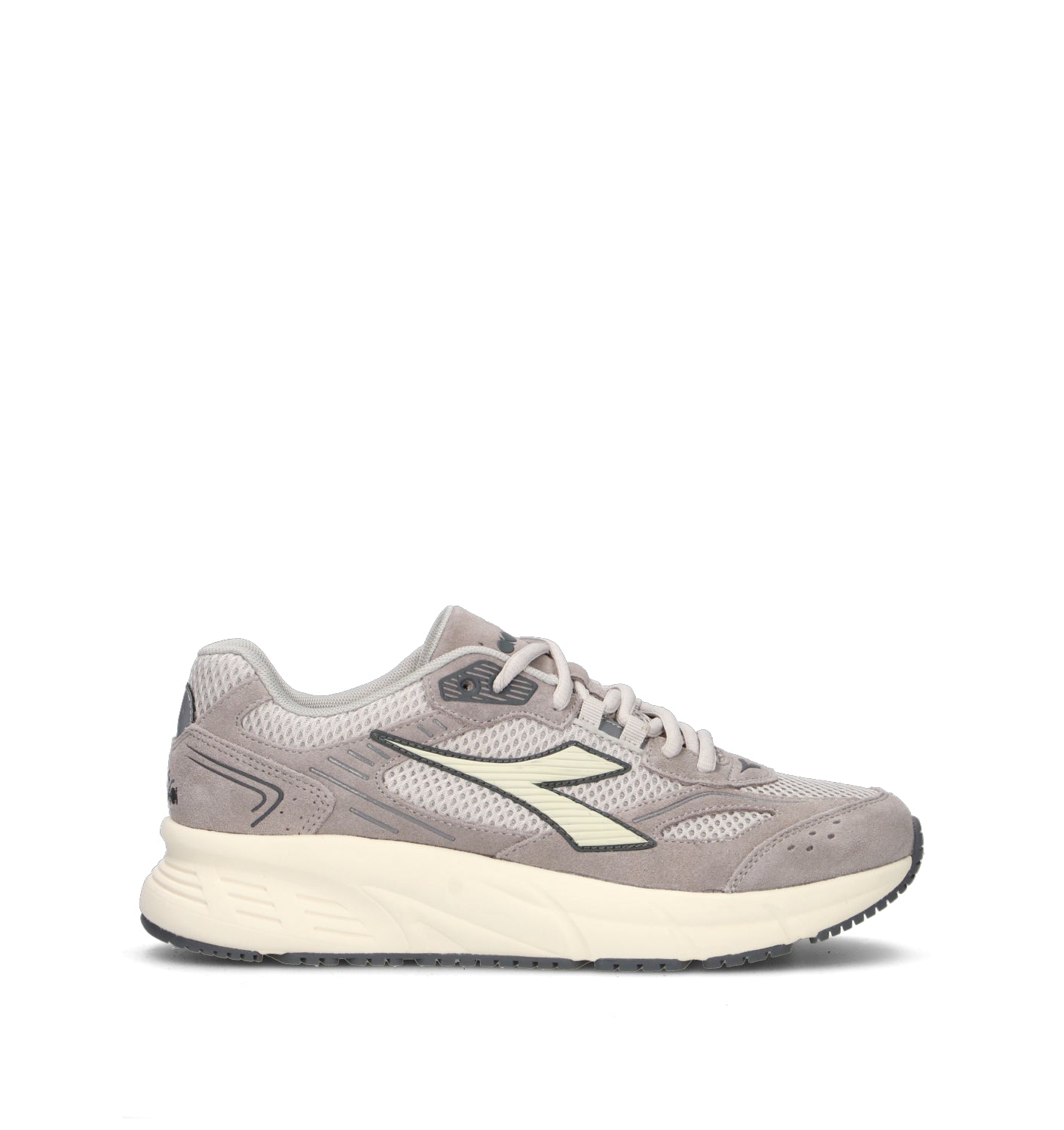 DIADORA MYZAR Sneaker uomo grigia in pelle e tessuto