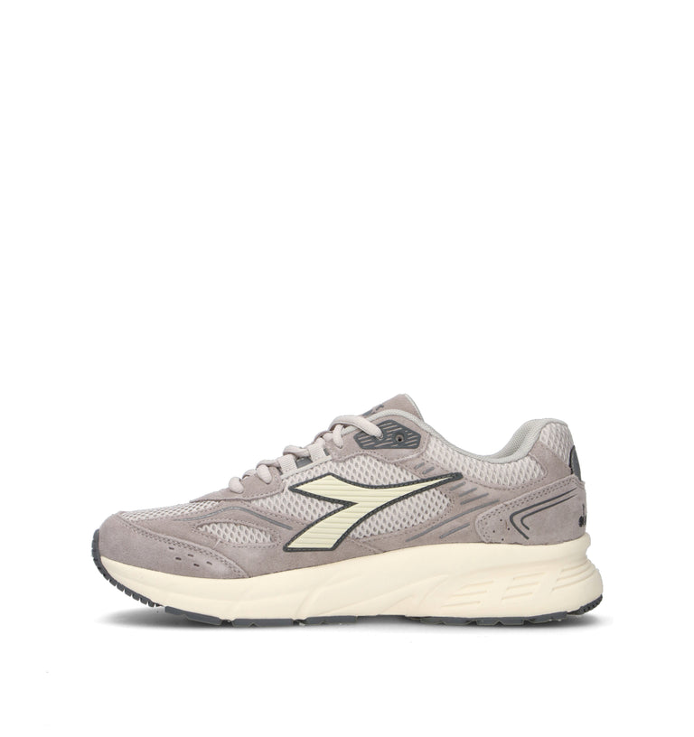 DIADORA MYZAR Sneaker uomo grigia in pelle e tessuto