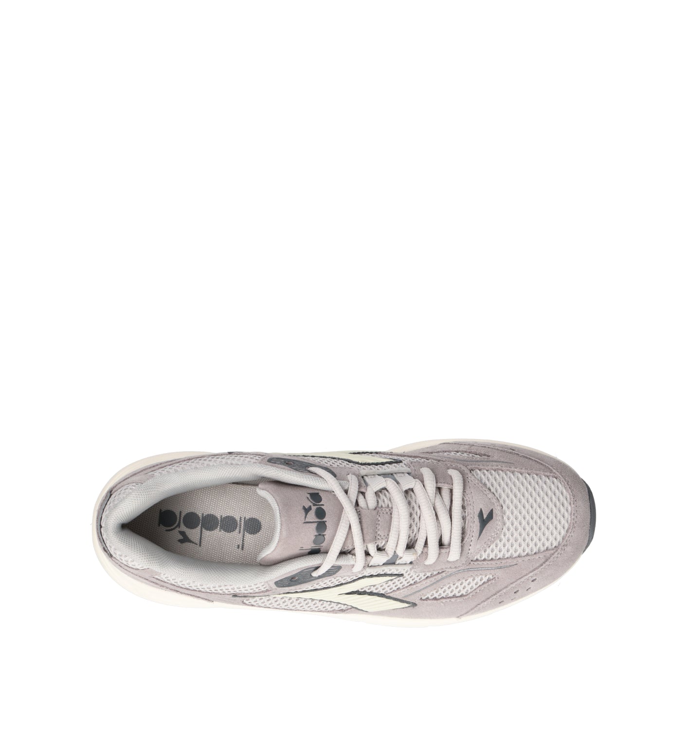 DIADORA MYZAR Sneaker uomo grigia in pelle e tessuto