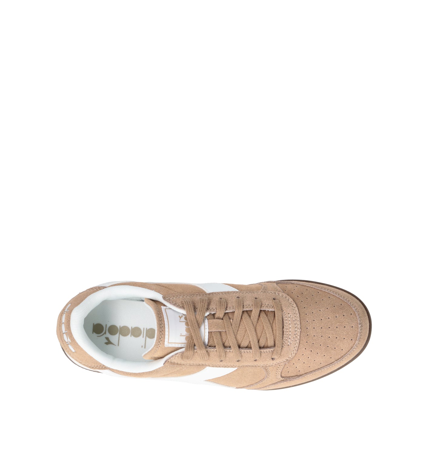 DIADORA SEOUL INDOOR SUEDE Sneaker uomo beige in pelle