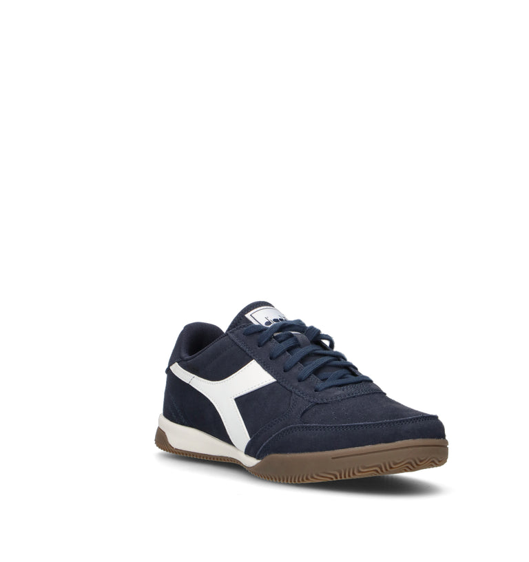 DIADORA SEOUL INDOOR SUEDE Sneaker uomo blu in pelle
