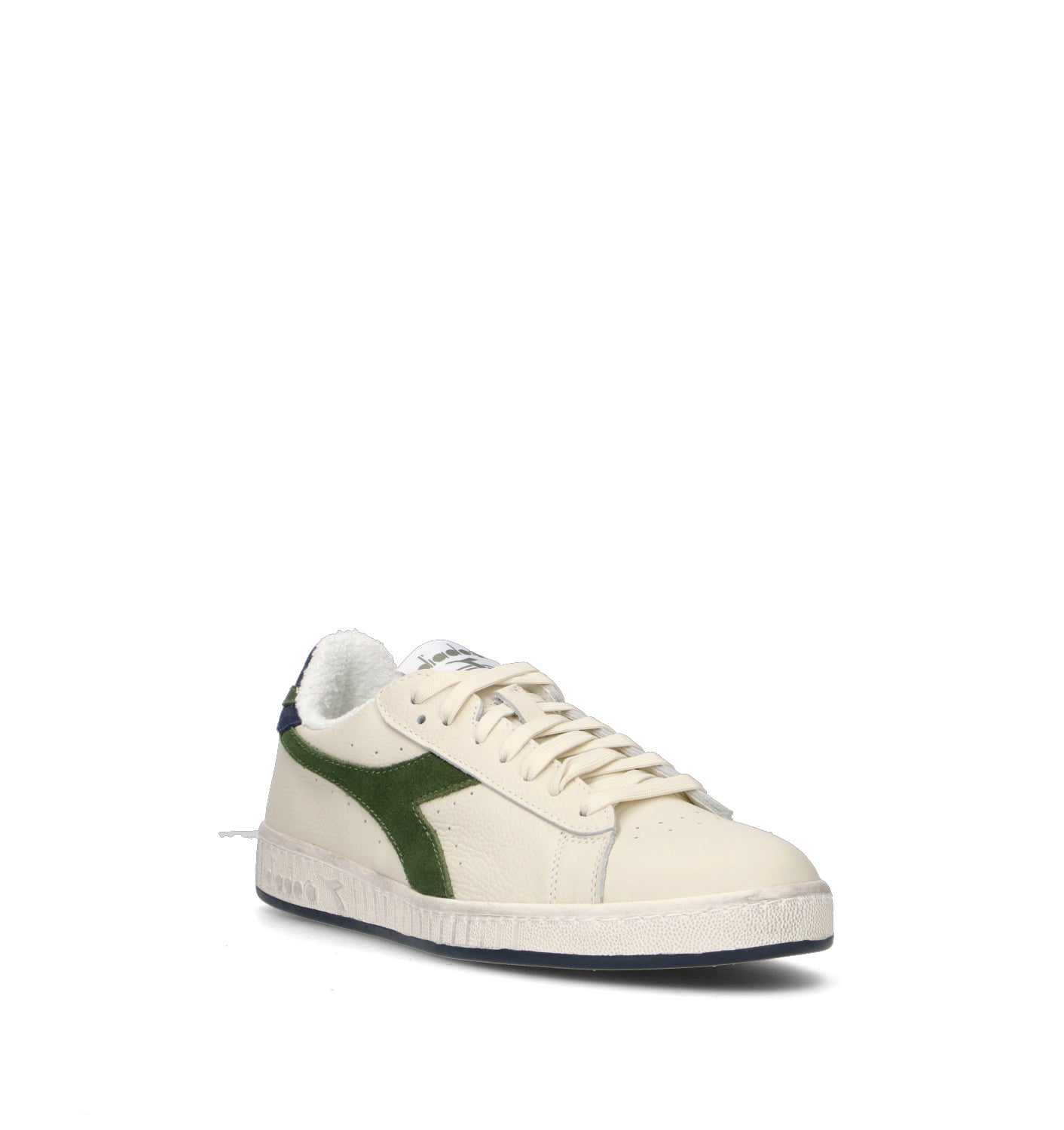 DIADORA GAME LOW SUEDE TOWEL Sneaker uomo panna in pelle