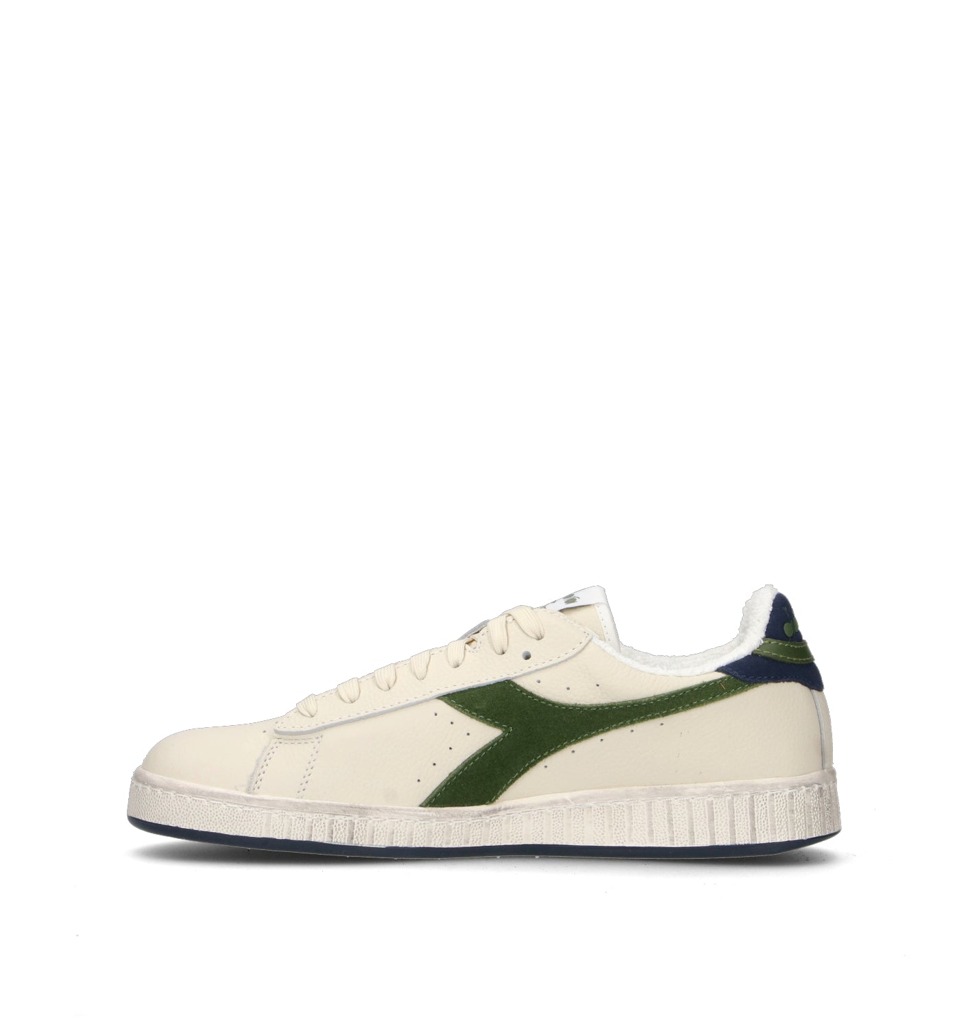 DIADORA GAME LOW SUEDE TOWEL Sneaker uomo panna in pelle