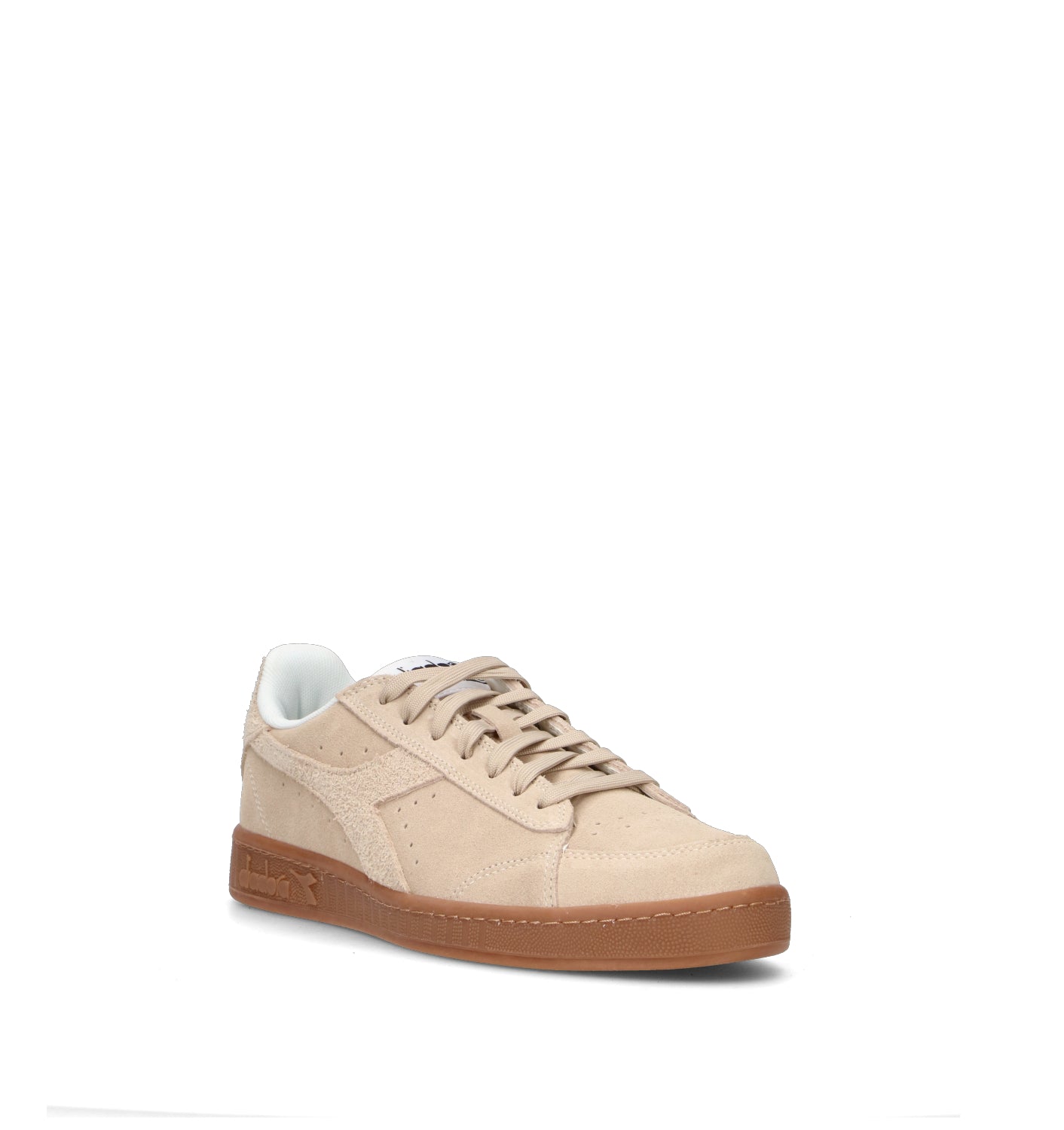 DIADORA GAME LOW SUEDE Sneaker uomo beige in pelle scamosciata