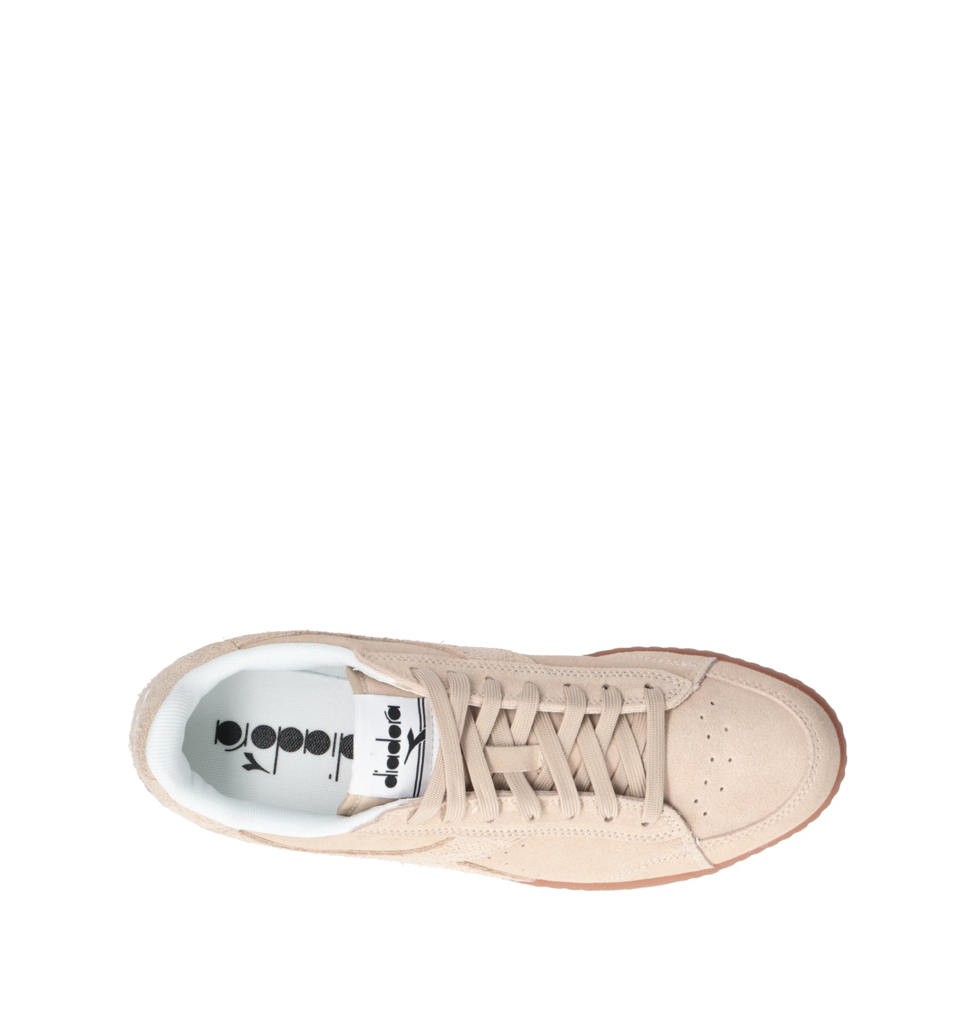 DIADORA GAME LOW SUEDE Sneaker uomo beige in pelle scamosciata