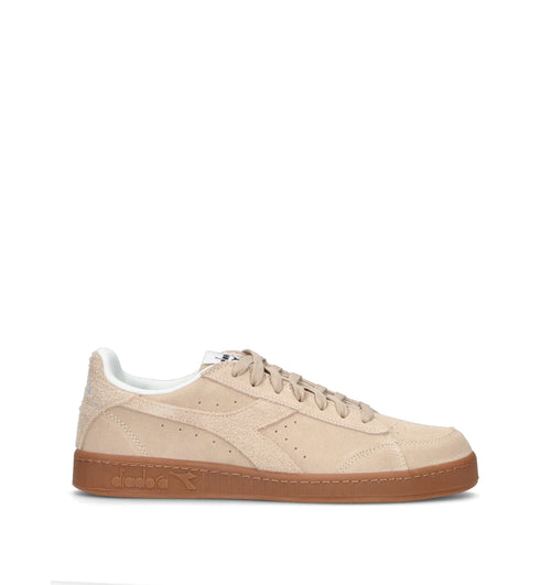 DIADORA GAME LOW SUEDE Sneaker uomo beige in pelle scamosciata
