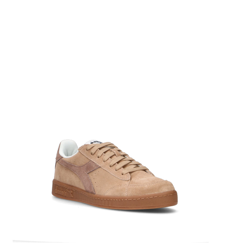 DIADORA GAME LOW SUEDE Sneaker uomo marrone in pelle scamosciata