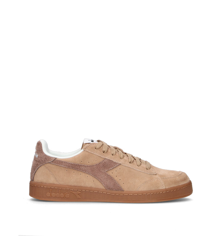 DIADORA GAME LOW SUEDE Sneaker uomo marrone in pelle scamosciata