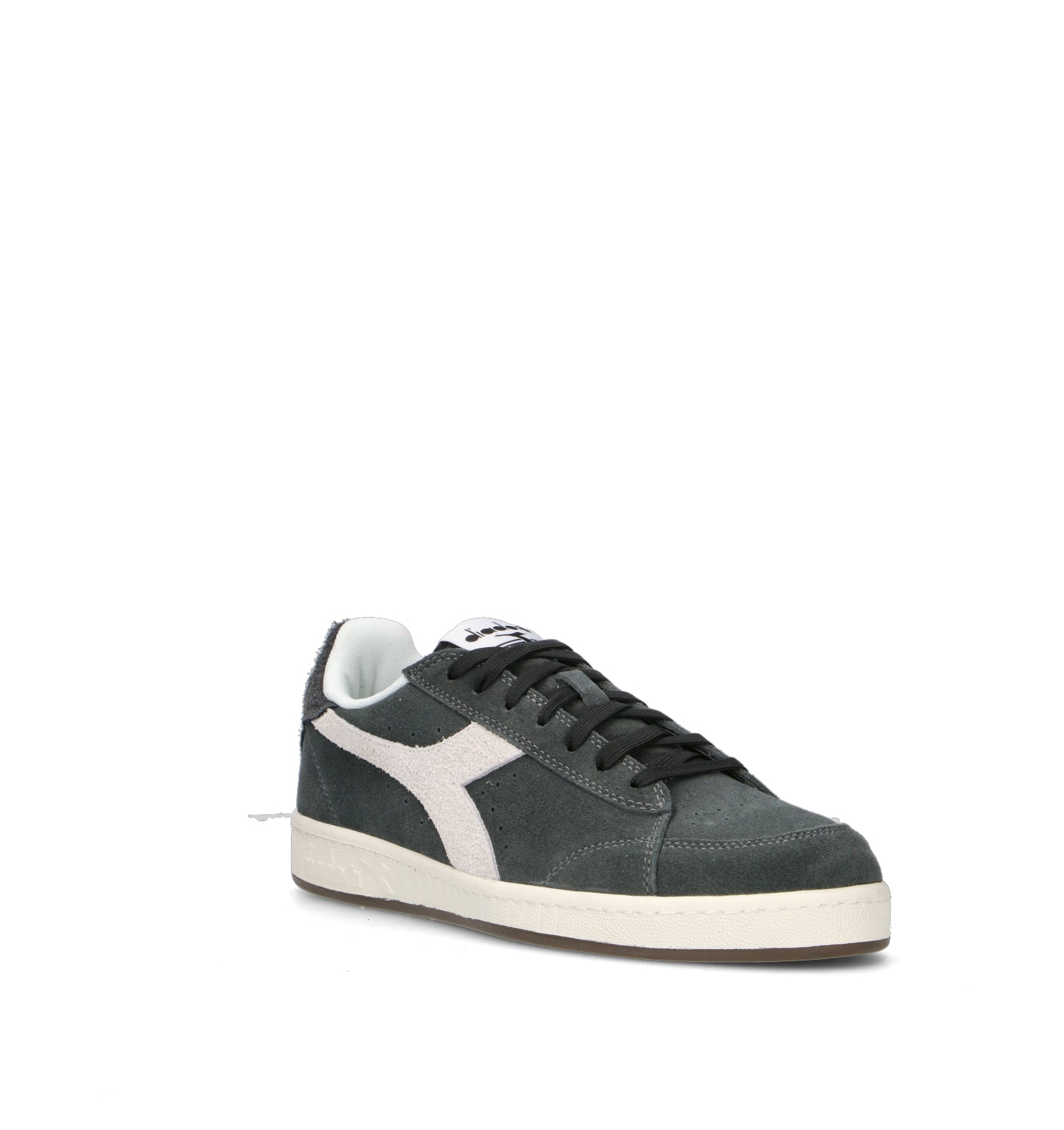 DIADORA GAME LOW SUEDE Sneaker uomo nera in pelle