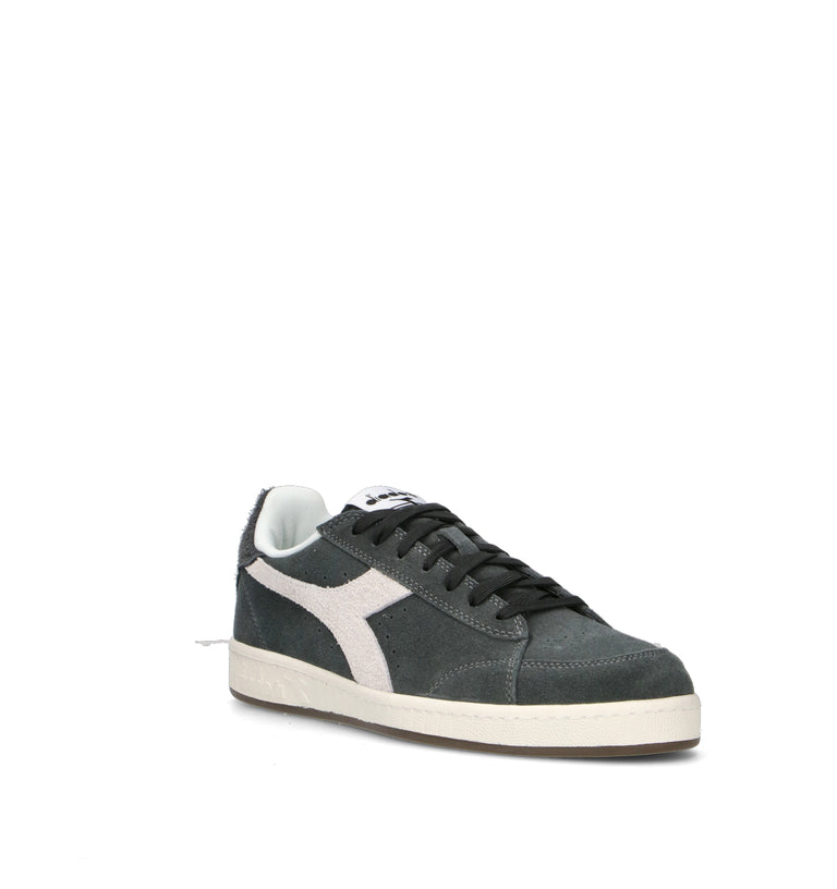 DIADORA GAME LOW SUEDE Sneaker uomo nera in pelle