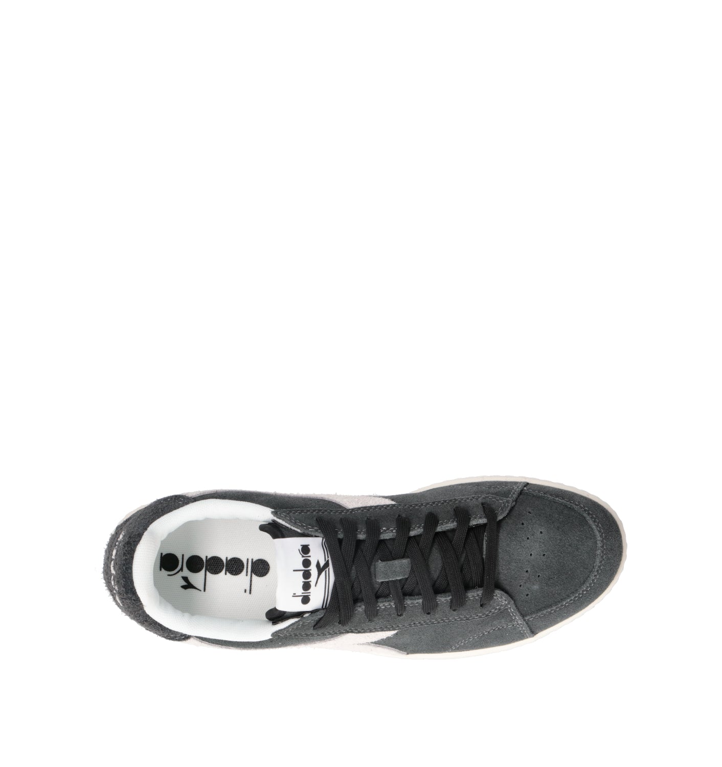 DIADORA GAME LOW SUEDE Sneaker uomo nera in pelle