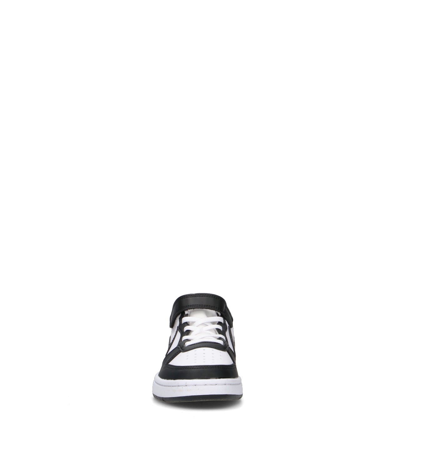 NIKE COURT BOROUGH LOW RECRAFT (PS) Sneaker bimbo bianca/nera