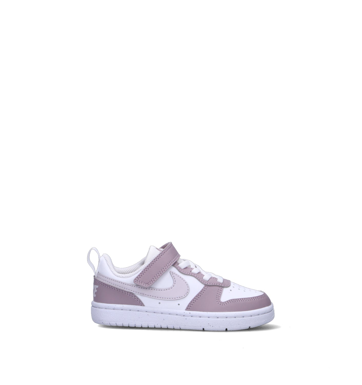 NIKE COURT BOROUGH LOW RECRAFT (PS) Sneaker bimba bianca/lilla