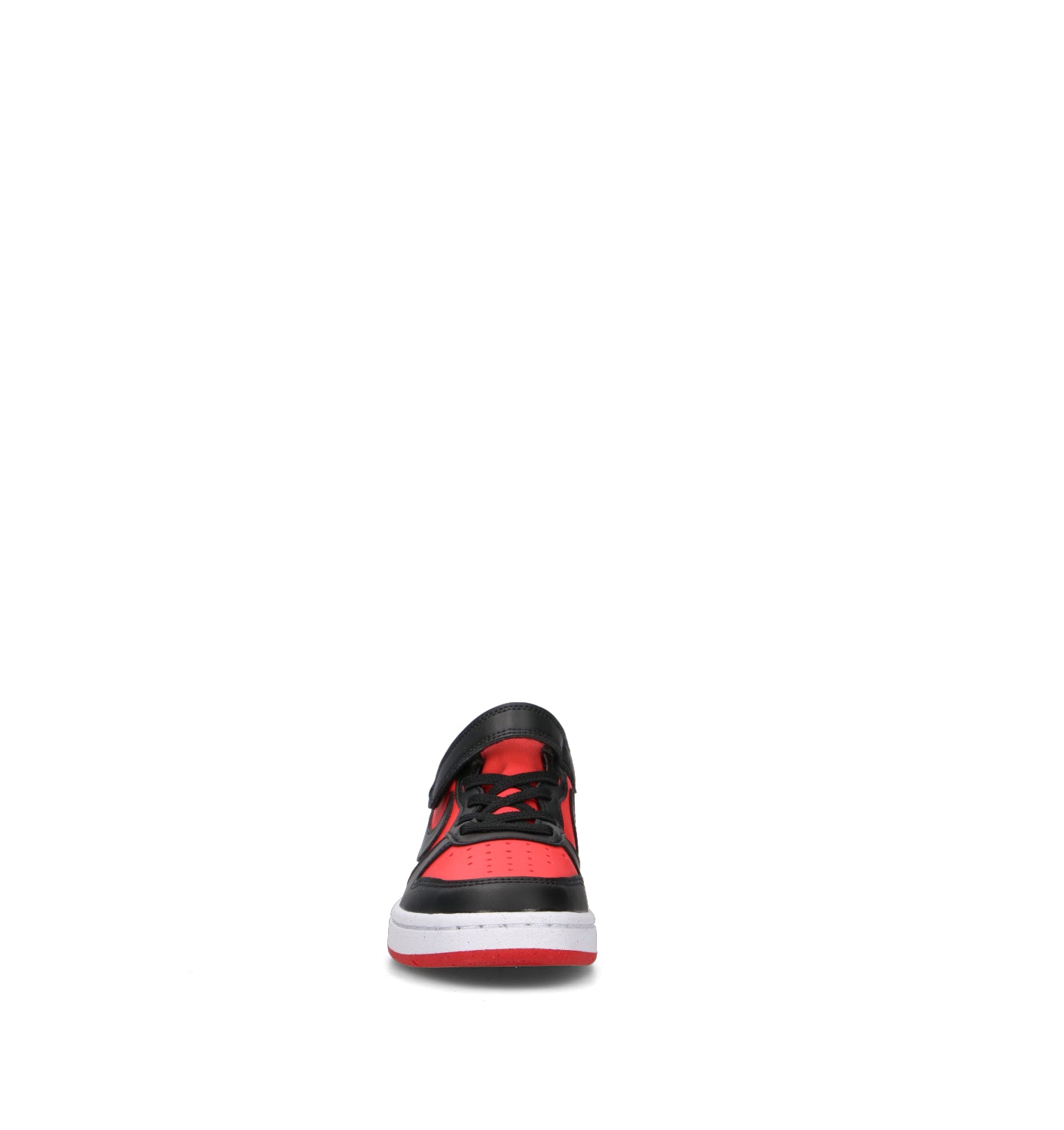 NIKE COURT BOROUGH LOW RECRAFT (PS) Sneaker bimbo rossa/nera