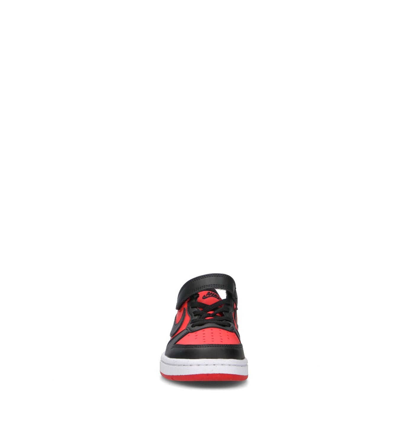 NIKE COURT BOROUGH LOW RECRAFT (PS) Sneaker bimbo rossa/nera