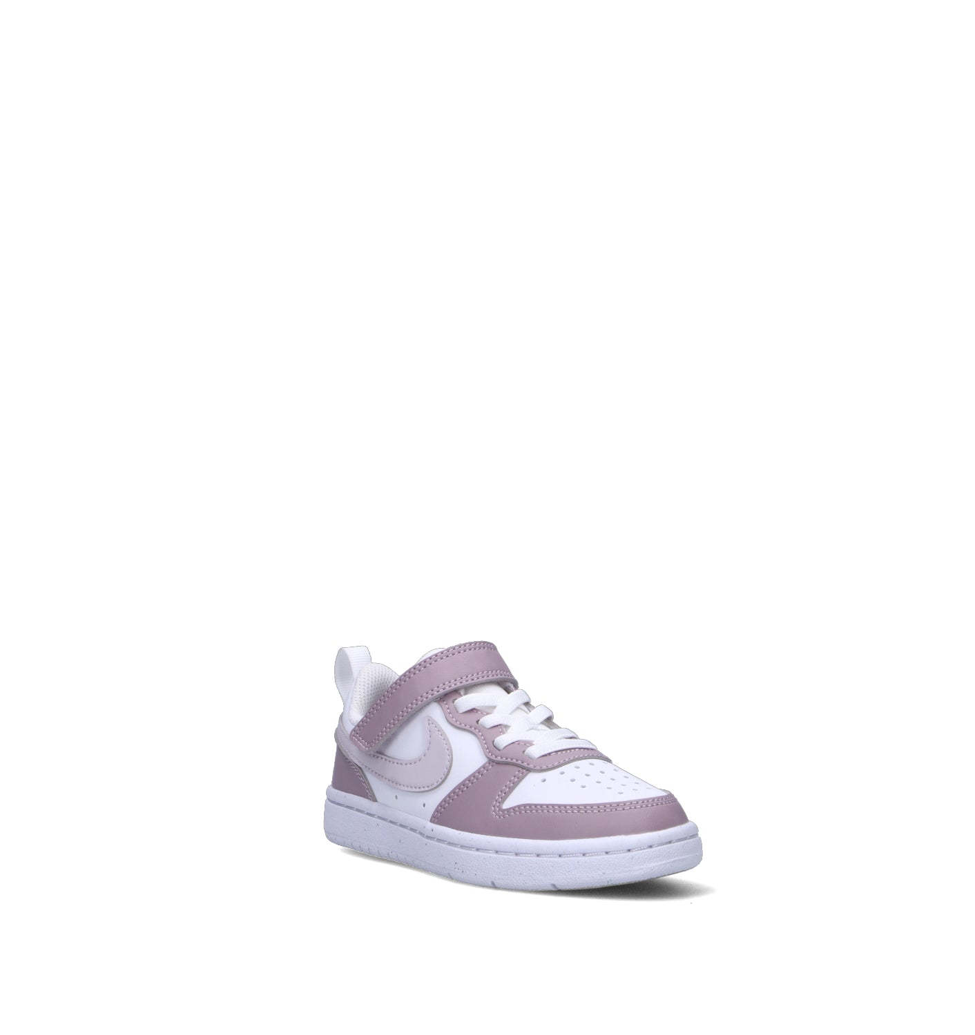 NIKE COURT BOROUGH LOW RECRAFT (TD) Sneaker bimba bianca/lilla