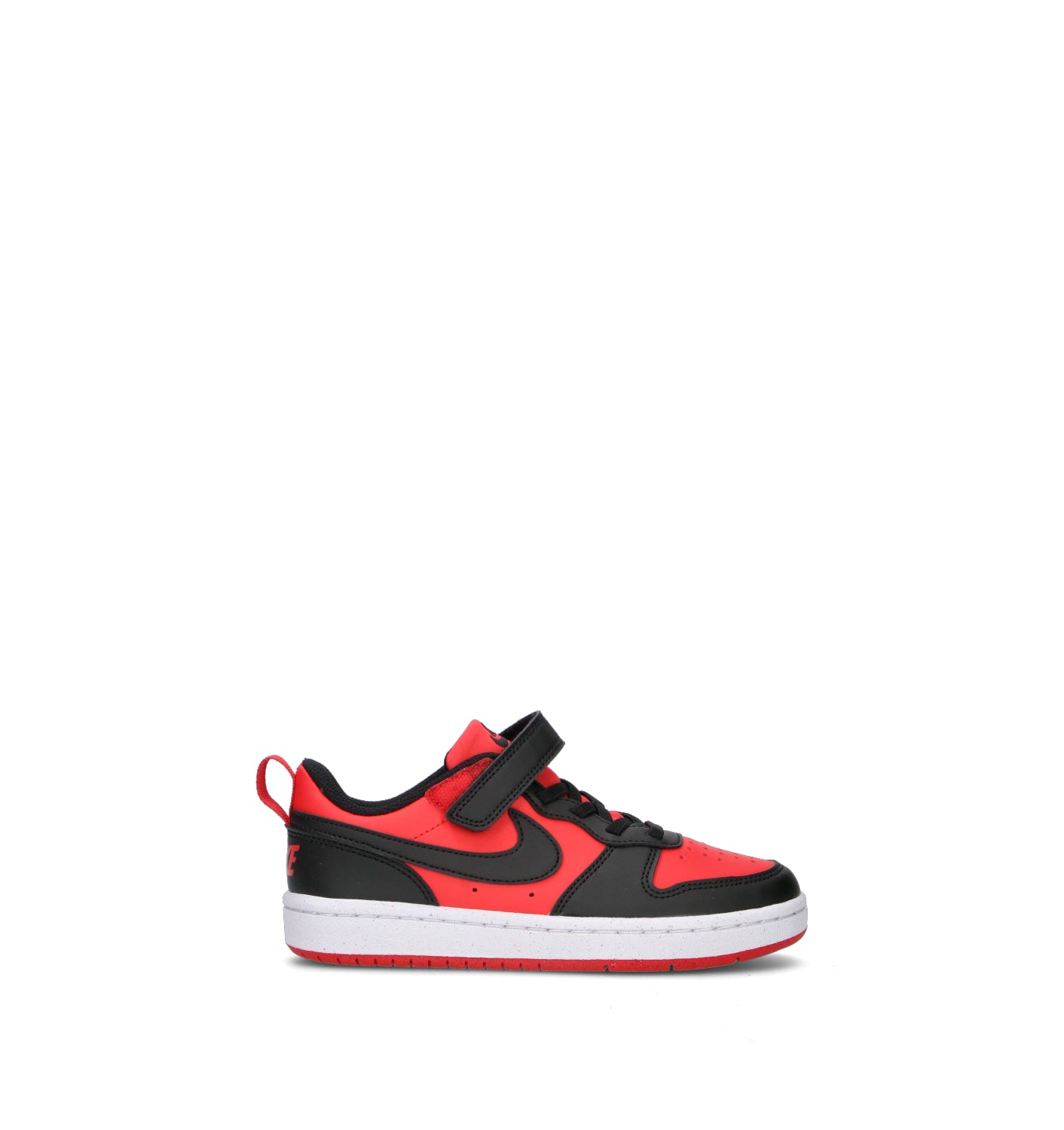 NIKE COURT BOROUGH LOW RECRAFT (TD) Sneaker bimbo nera/rossa
