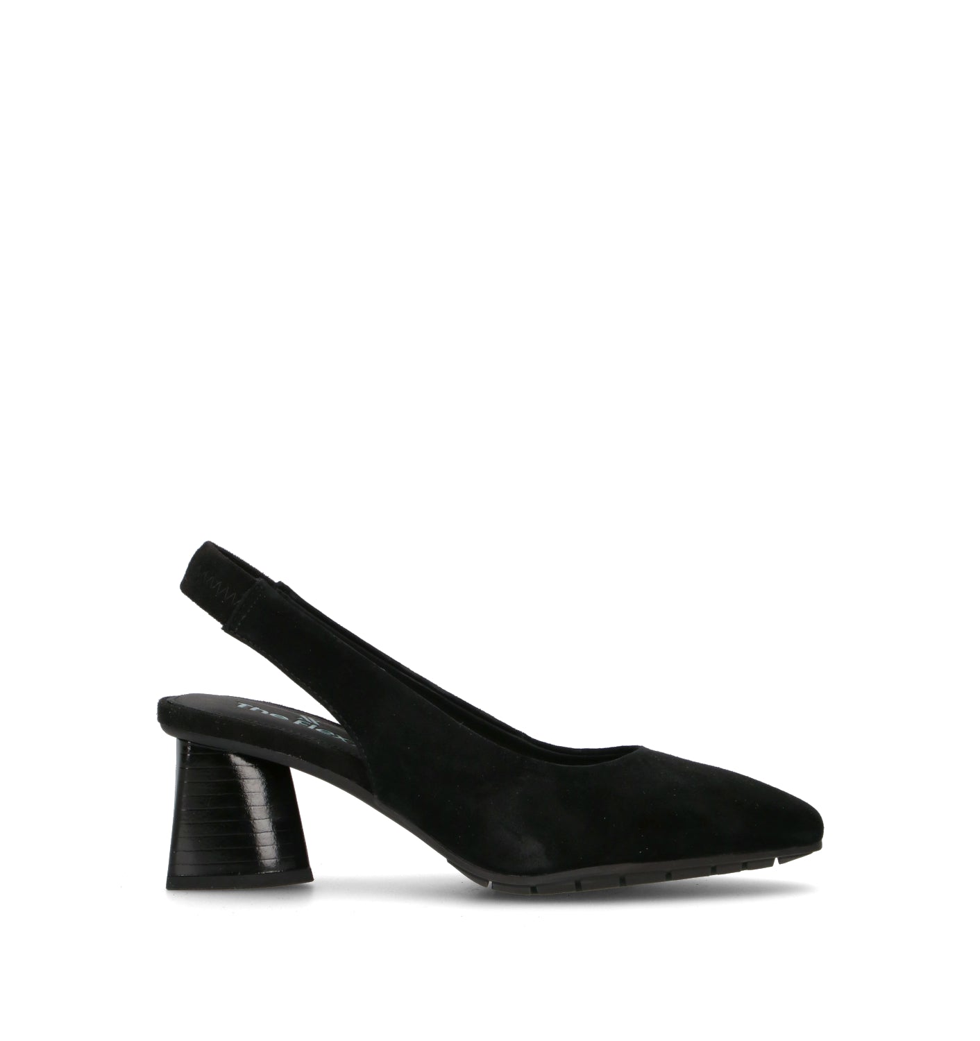THE FLEXX Slingback  donna nera in suede