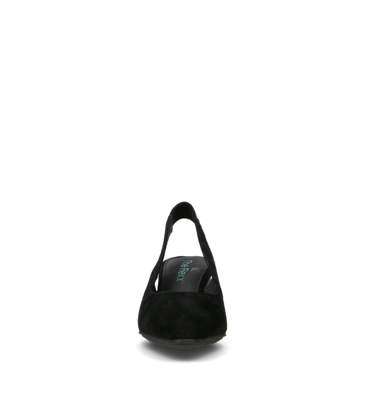 THE FLEXX Slingback  donna nera in suede