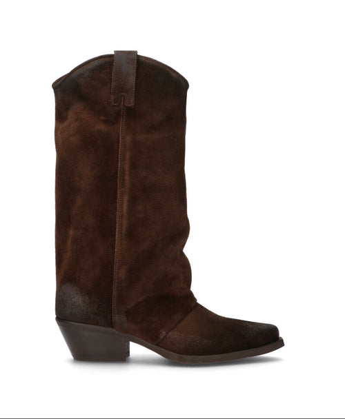 DOROTHYD Stivale donna testa di moro in suede